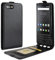 HualuBro BlackBerry KEY2 Hülle, Premium PU Leder Leather HandyHülle Tasche Schutzhülle Flip Case Cover mit Karten Slot für BlackBerry Key 2 Smartphone (Schwarz)