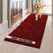 Muddy Mat® AS-SEEN-ON-TV Highly Absorbent Microfiber Door Mat and Pet Rug, Non Slip Thick Washable Area and Bath Mat Soft Chenille for Kitchen Bathroom Bedroom Indoor and Outdoor - Red Runner 59X24