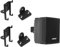 Kompatibel mit Bose Virtually Invisible 300 Lautsprecher Halter Wandhalterung Bose Virtually Invisible 300 Lautsprecher Ständer Halterung Zubehör Rack(Schwarz,Bose Virtually Invisible 300) 2 PCS
