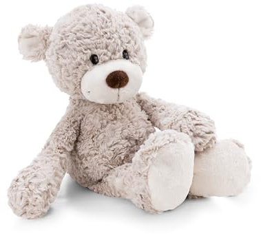 NICI Kuscheltier Bär Finni 35cm - grau - Weiches Plüschtier – niedliches Stofftier zum Kuscheln & Spielen – tolle Geschenkidee für Kinder & Erwachsene | 62318