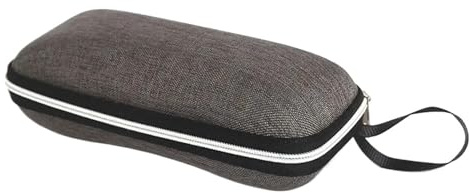 glasögonfodral, Solglasögonlåda Glasögonlåda Dragkedja Bärbar EVA-glasögonskyddslåda(Grey)