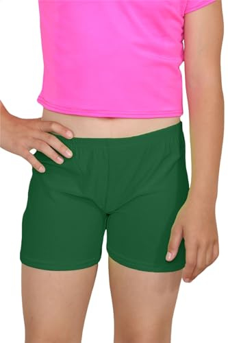 Hamishkane® Girls Shorts Hot Pants Kids Yoga Hotpants Gymnastics Activewear | Stretchy Fabric Comfort, Elasticated Waist Design, Comfortable Fit Shorts, Gymnastics Ballet Yoga Sports Activewear