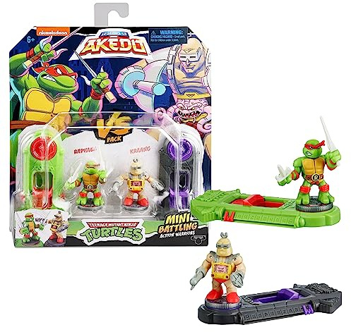 Legends Of Akedo Teenage Mutant Ninja Turtles, Mini Battling Warriors Versus Pack Raphael Vs Krang