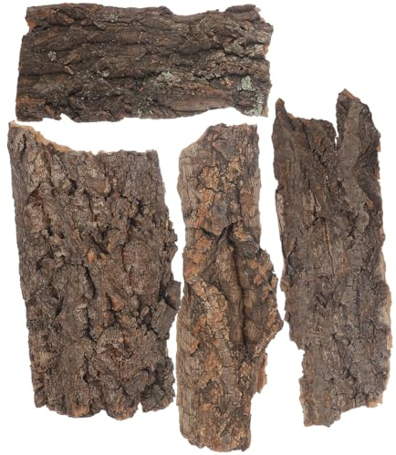 Klättrande plattformsdekoration, bark, dekoration för reptiler, terrarium, tillbehör, naturlig klättermatta och gömställe för bardagsnamn, gecko, kameleont och sköldpaddor