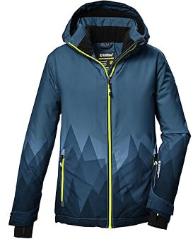 killtec Jungen Skijacke/Funktionsjacke mit Kapuze und Schneefang KSW 383 BYS SKI JCKT, ocean, 152, 42096-000