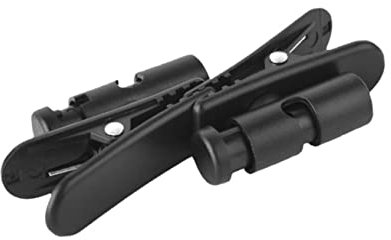 WATIIFUFU Lot de 2 Clips pour Cordon D'écouteurs en Abs Noir, Accessoires Simples pour Microphone, Organiseurs Câble Audio, Maintient Câble en Place pour Écouteurs Lors de Déplacements Variés