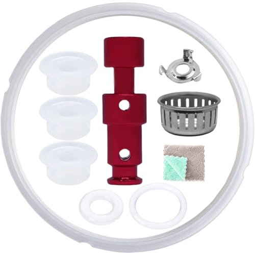EATBALE Replacement Parts for Instant Pot Pro60 6 Qt/Pro Plus60 6Qt / Duo Evo Plus60 6 Qt Pressure Cookers Seal Ring Float Valve Float Valve Seal Gasket Anti-clogging Protective Cover Small Seals