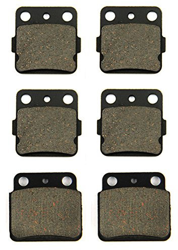 SOMMET Motorrad Bremsbeläge Vorne + Hinten für Suzuki LT-Z 400 (2003-2012)