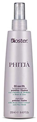 Koster Phitja Oil Non Oil Fissatore Lucidante 250 ml Agente per lo Styling dei Capelli