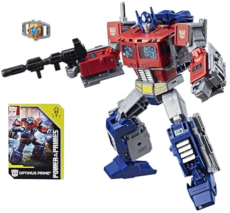 Transformers Generations : Power of The Primes – Leader Class – Optimus Prime – 22cm Actionfigur mit Accessories