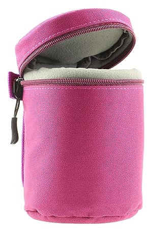 Navitech Purple Water Resistant Camera Lens Protective Case Pouch Compatible With The Canon EF-M 18-150mm f/3.5-6.3 IS STM