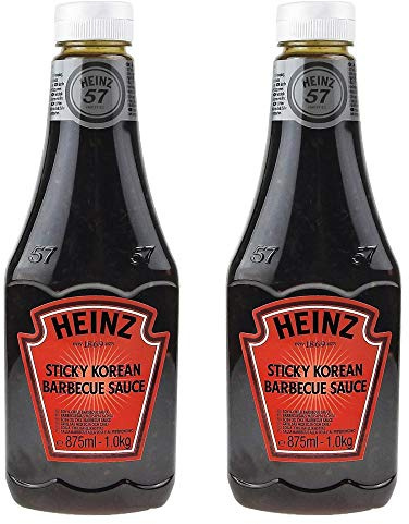 2 x 875ml Sticky Korean Barbecue Sauce Meat Grill BBQ Seasoning Marinade