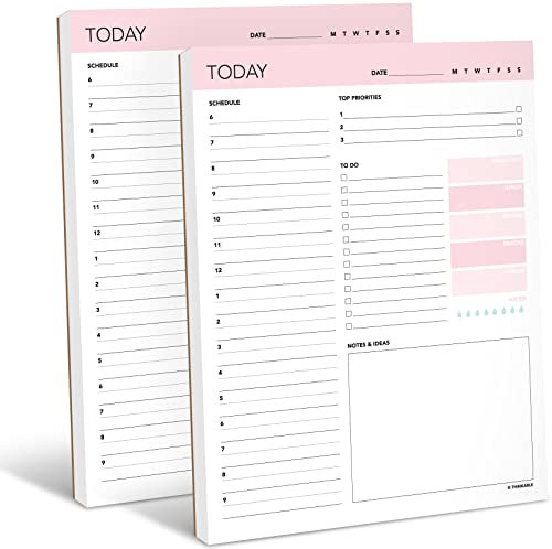 Daily Planner Notepad - 8.5x11 To Do List Organizer