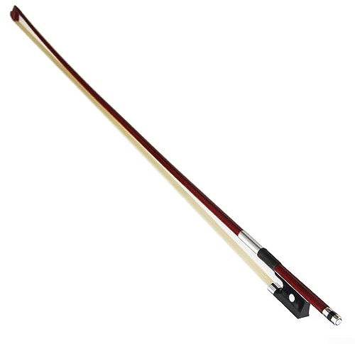Premium Red Sandalwood Violin Bow For Beginners And Professionals, 1/4 1/8 1/10 Sizes, Horsehair, Ideal For Practice And Performances