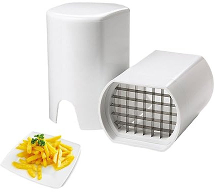 Stainless Steel Potato Chipper - Easy-to-Use French Fry Cutter for Home Kitchen - Multipurpose Chip Cutter