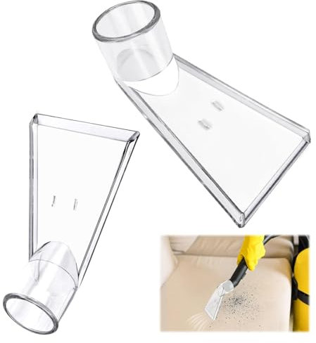 YOYEAH Boquilla para tapicería para aspiradora, juego de 2 unidades, accesorio para aspiradora, boquillas de 38 mm para aspiradora, boquilla transparente para tapicería, boquillas para sofá, tapiz,