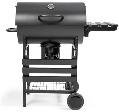 Livoo DOC332-54,5 x 35 cm de cocción - Barbacoa de carbón Barril DOC332-54,5 x 35 cm - Altura 74 cm, rejilla de