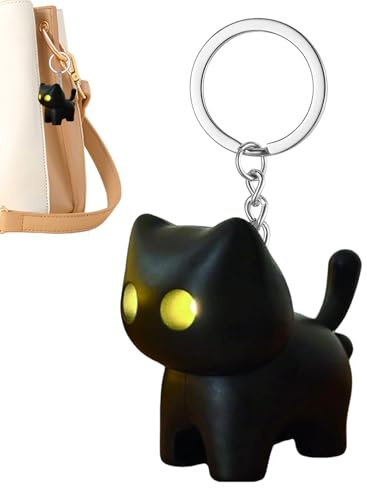 Väskelykta Ej Halkande Belysning Söt Svart Kattlampa