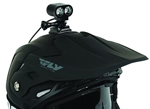 Voyager Dirt Bike Helmet Light Kit with Rechargeable Battery, Compatible with GoPro Mounts, 2100 Lumens, 3 Hours on High Beam