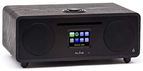 Lettore CD (Black) Con Altoparlante Radio,Bluetooth 4.0,Wi-Fi,Spotify