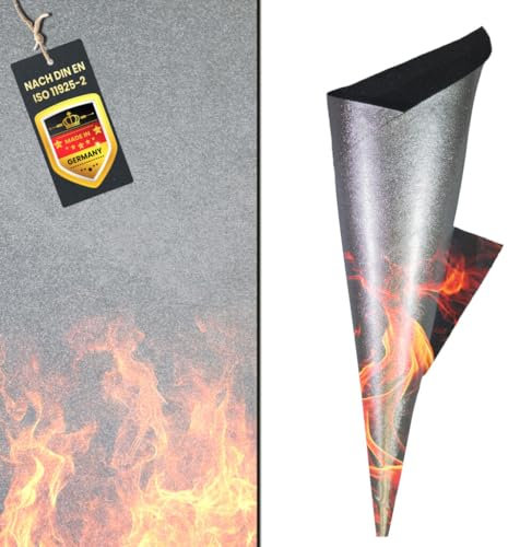 FireMat Silk-A Edition 25x25cm.Feuerfeste Unterlage,Brandschutz Unterlage, Öl abweisend + rutschfest.Feuerfeste Unterlage für Elektrogeräte wie Kaffeemaschine, Wasserkocher, Mikrowelle ..