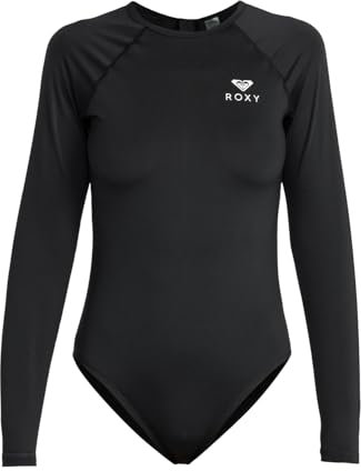 Roxy Essentials - Langärmliger Badeanzug für Frauen Schwarz