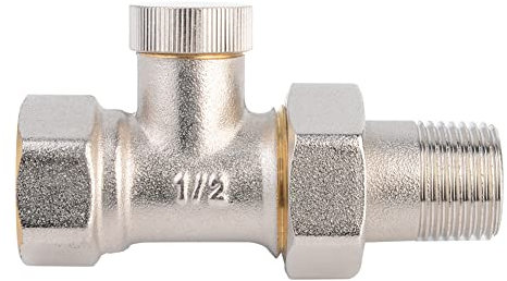 S SIENOC Thermostatventil Thermostatkopf Heizkörper Anschluß Set Verschraubung Passen (Nur Durchgang Hahnblock)