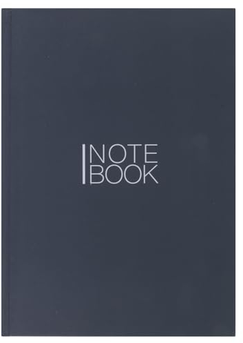 Stylex 76350 - Premiumkladde im DIN A4 Format, punktkariert, mit 192 Seiten und Hardcover in Schwarz