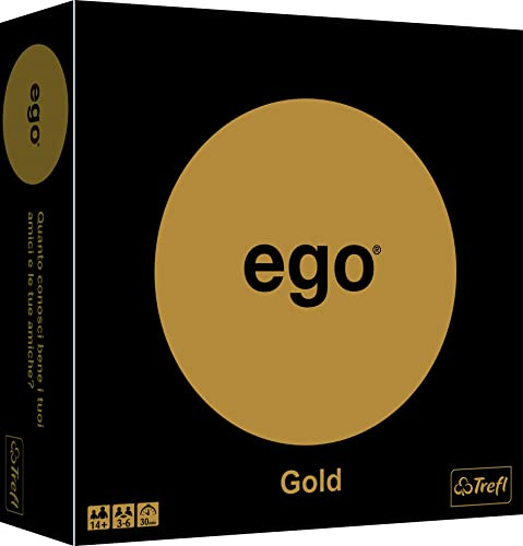 Trefl - EGO Gold - Gioco Sociale, Divertenti, Dai 14 Anni In Su