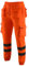 MS9 Mens Hi Viz Vis High Visibility Fleece Cargo Work Trousers Joggers H1 Orange