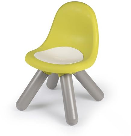 Smoby - Kid Stuhl Lime – Design Kinderstuhl für Kinder ab 18 Monaten, für Innen und Außen, Kunststoff, ideal für Garten, Terrasse, Kinderzimmer