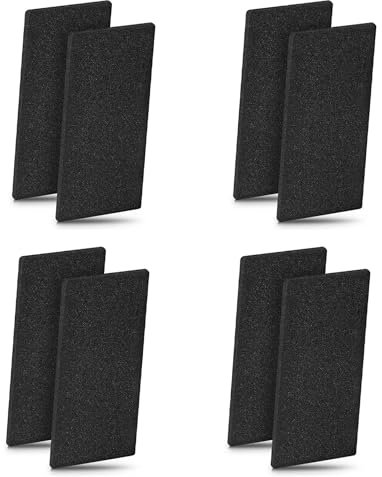 EUZUXU 8 Stück Filter für Bauknecht Privileg Whirlpool HX 481010354757 Trockner Wärmepumpentrockner, Schwammfilter Filtermatte Kondenstrockner, 225 x 107 x 8 mm