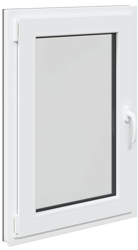 vidaXL Tilt & Turn Källarfönster RISOR 60 x 100 cm PVC och glas