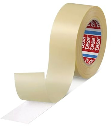 tesa Removable Double-Sided Flooring Tape Paper Liner, (4939), 2 in. x 27 yds. (Natural)
