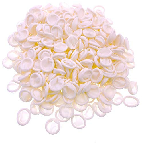 JZK 360 x Groß Größe wasserdicht Fingerlinge Latex Finger cots für gebrochene Finger, arthritische Finger, Touchscreen nutzbar, Latex-Fingermanschetten Fingerhandschuhe