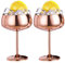Ticarus Cocktailschale Rotweinglas aus Edelstahl, Cups Champagne, Sektgläser, Anti-Fall, Cocktailschalen für uhause, Restaurants und Partys Bar KTV(2Pack)