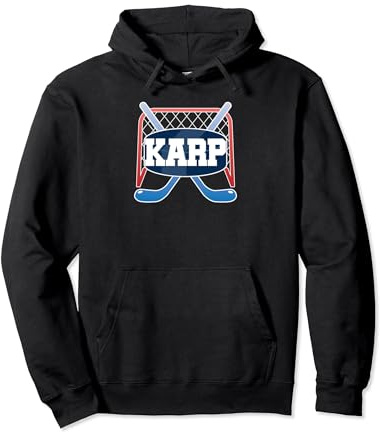 Karp Name - Palla da hockey per ragazzi Felpa con Cappuccio