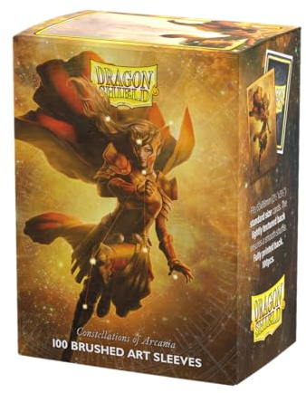 Dragon Shield | Brushed Art Sleeves | Constellations: Alaria | 100 CT - Smooth & Tough Premium TCG Sleeves | Compatible with Pokemon, Flesh & Blood, One Piece & Magic The Gathering