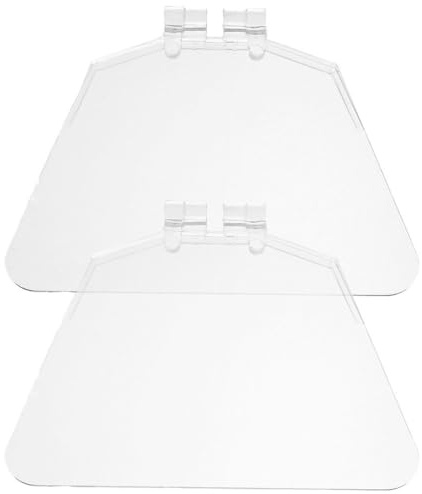 KONTONTY 2 Pezzi Foglio Di Protezione per Rettificatrice Smerigliatrice Da banco Protezione Occhi Rettifica Protezione Occhi per Tornetto Occhiali Protezione Mola Guardia Plastica