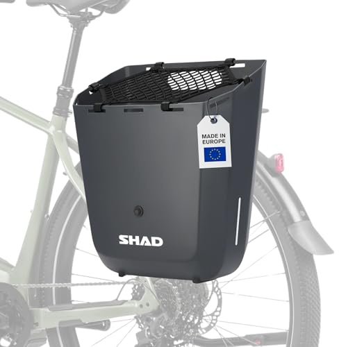 SHAD Bikes - Alforja Bicicleta Rígida 20L Quick Release | Alforja Trasera Desmontable KLICKfix | Resistente al Agua | Polipropileno Resistente al Impacto