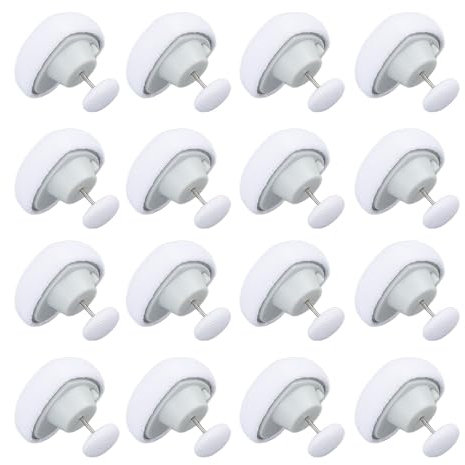 Plyisty Fija DE NUVET, 16 Piezas Prácticas Uso DE Lustlocteur Lustlocteur Lutier Supply for The Duy Cover Cossin (White)