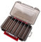 Vasemele Kunststoff Tackle Box Doppelseitige Angel-Zubehör Angelbox Köderbox Angeln Haken Fishingtackle Zubehör Aufbewahrungsbox Angelkoffer Wasserdicht 14 Fächer Angelboxen für Zubehör