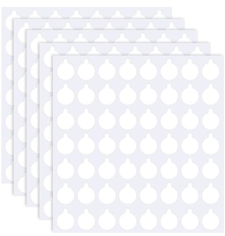 280 Stück Rund Doppelseitige Klebepunkte, Transparent Klebeband Aufkleber, Glue Dots für luftballon, Entfernbar Keine Spuren, Aufkleber für Festival-Dekoration, Poster, DIY Basteln, Papier