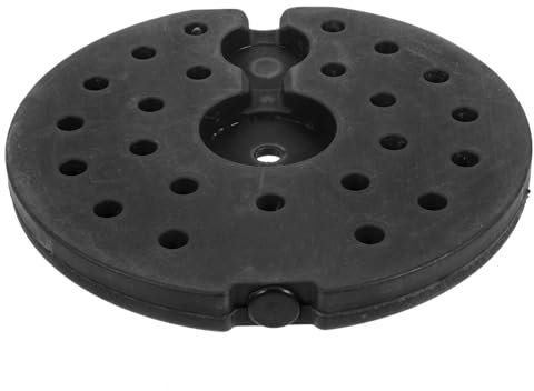 KICHOUSE Base della Lampada da Tavolo Rotonda in Metallo 240Mm X 22Mm Peso della Base da Terra Accessorio per Parti Lampade da Terra