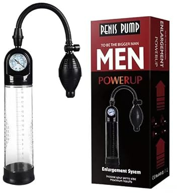 Vacuum Growth Penis Pump Enlarger Extender Erection Enhancement for Men Erection, Booster Penis Massage Stimulation Device for Increasing Size and Strength, Adjustable Handheld Male Sex Toys for Men