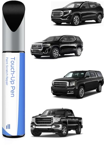 PARTS4EV Black 41/41C/WA8555/GBA/20/WA848 Touch Up Paint Exact-Match Compatible with GMC– Car Paint Scratch Repair Kit Automotive Paint Pen Professional Automotive Paint Pen for Scratches, Chips & Nicks