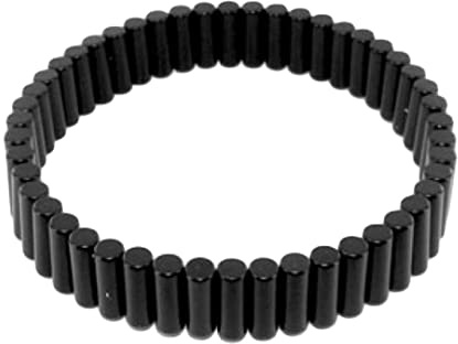 AIMANTIX - Bracciale magnetico - Misura regolabile - Per uomo e donna - 50 magneti potenti - Gioiello magnetico elegante