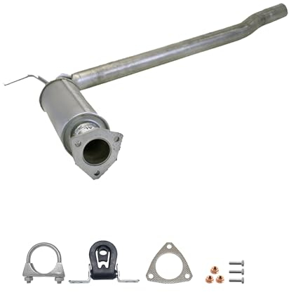 Ferroz Export Ersatz für Auspuff Vorschalldämpfer VW TRANSPORTER T4 2.4D, 96-98 + Anbaukit