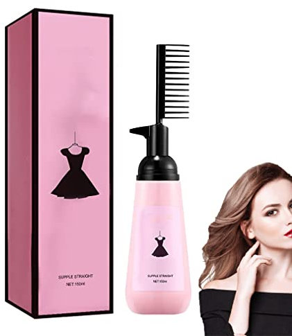 3-Second Hair Straightening Cream, 150ml Glättungscreme, 3-Sekunden-Haarglättungscreme, pflegende Creme für glattes Haar, Haarglättungsbalsam für lockiges Haar, Keratin Haarglättungscreme