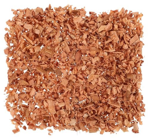 FOMIYES Red Cedar Mulch Cedar Chips Natural Cedar Shavings 50g Small Animal Pet Bedding Cedar Wood Chips for Smoking Landscaping Closet Drawer Sachets Humidor Accessories